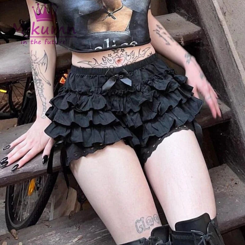 Gothic Lolii Ruffle Shorts