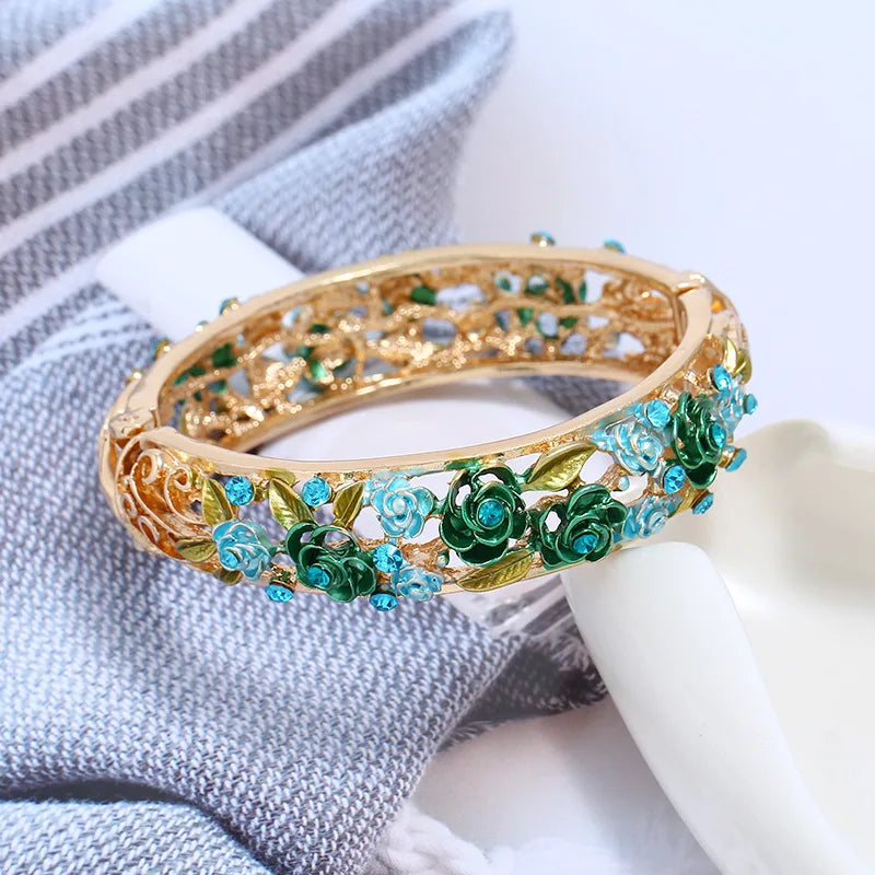 Giselle's Garden Bangle Bracelets 