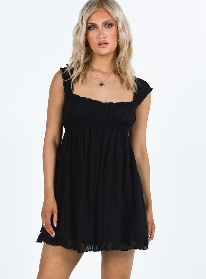 Carlita Mini Dress Black