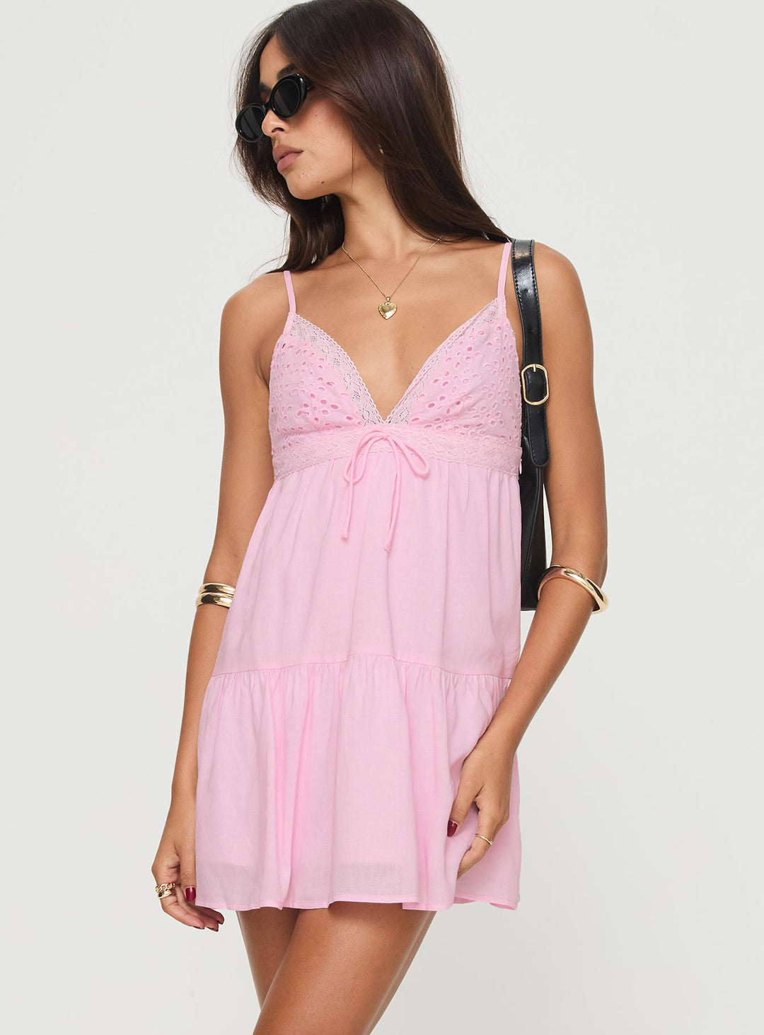 Nicoletta Mini Dress Light Pink