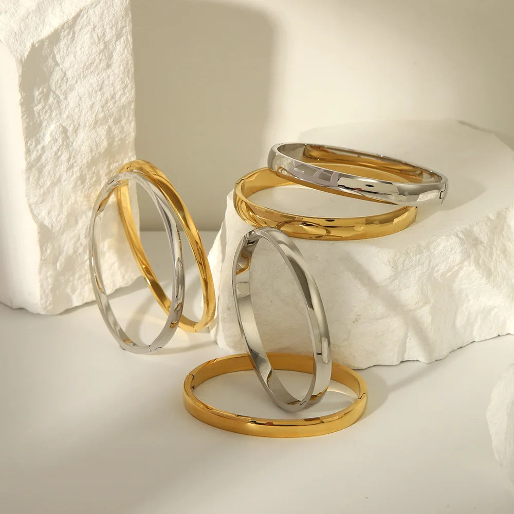 Valora Mixed Metal Bangle Bracelets