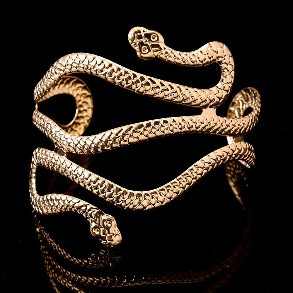 Heraz Serpent Mixed Metal Bracelets