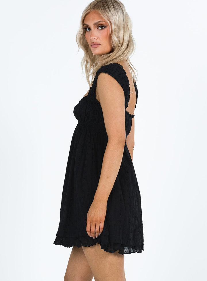 Carlita Mini Dress Black