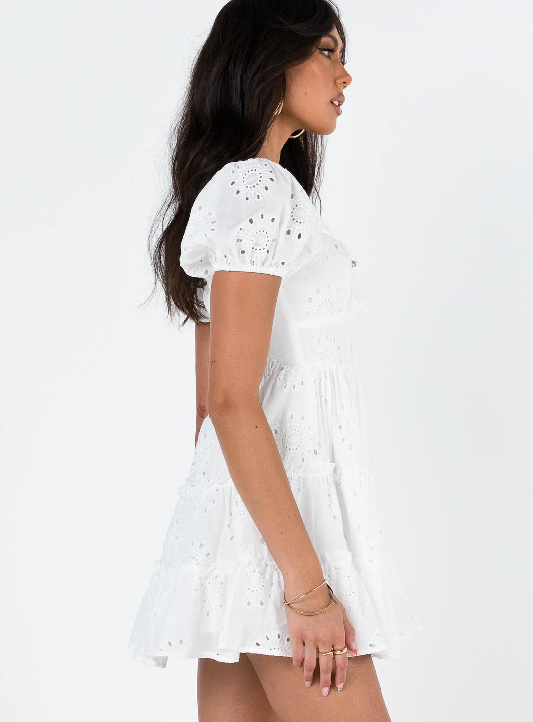 Lavine Mini Dress White