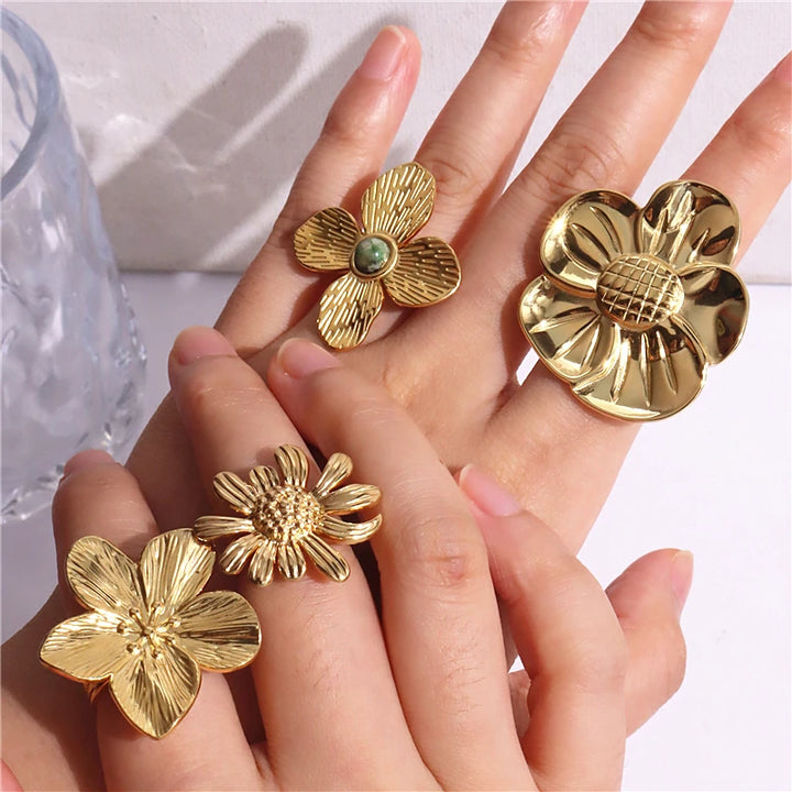 Elysia Gold Ring Stacks