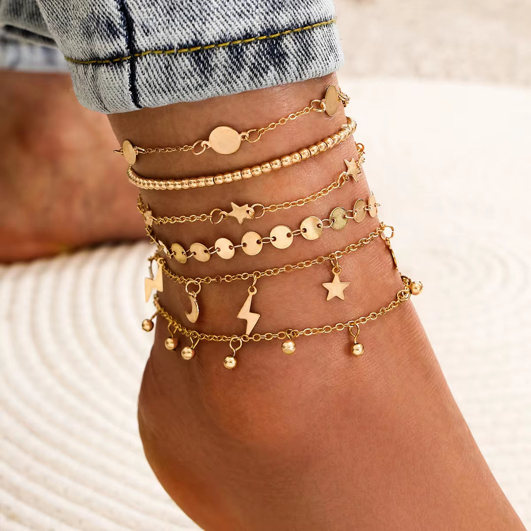 sep these anklets 4pcs stacks