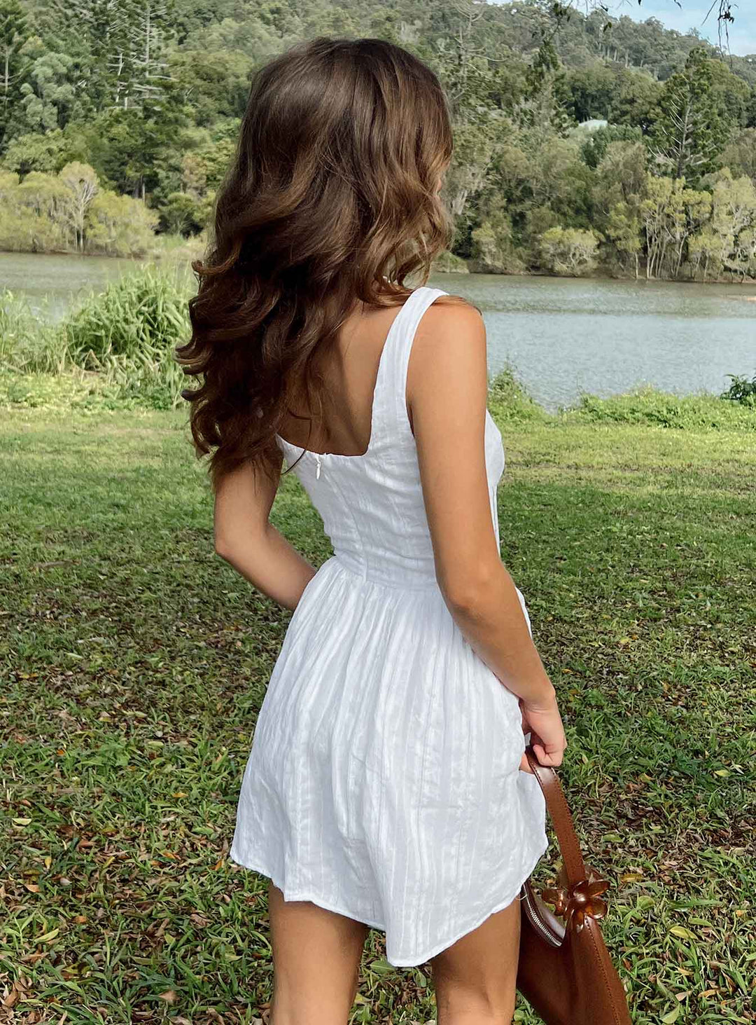 Lorinda Mini Dress White