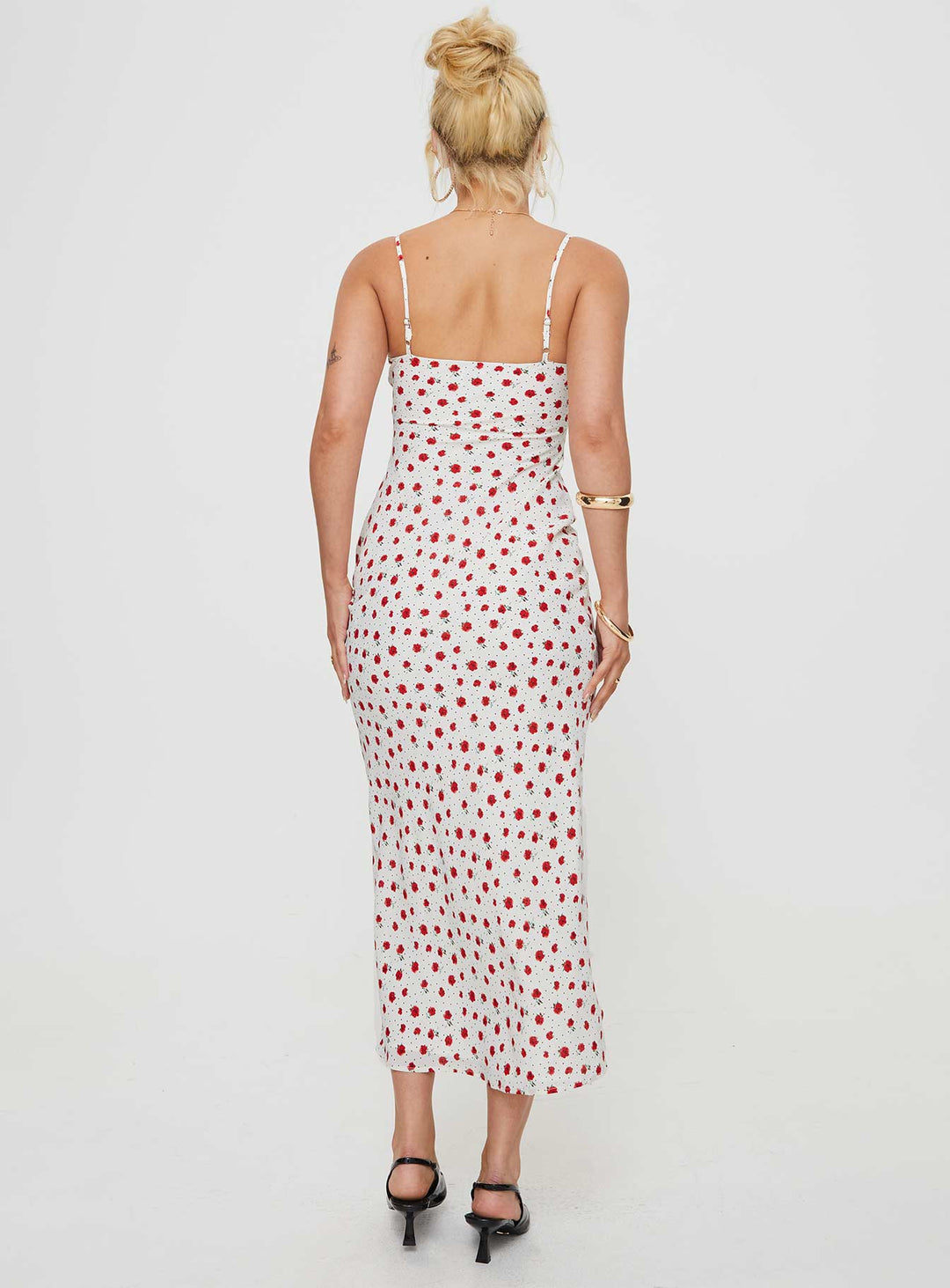 Caldwell Maxi Dress White / Red