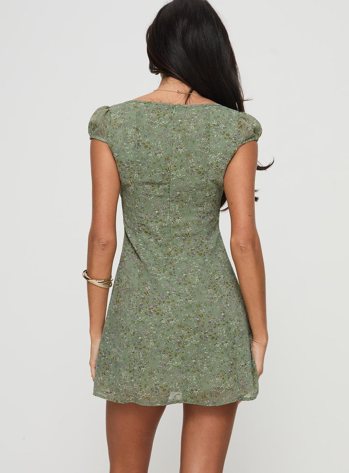 Alora Mini Dress Green