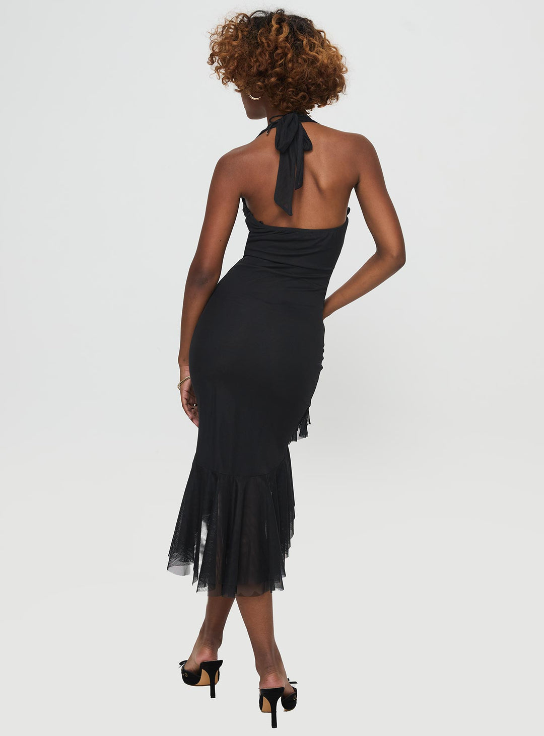 Amadeus Midi Dress Black