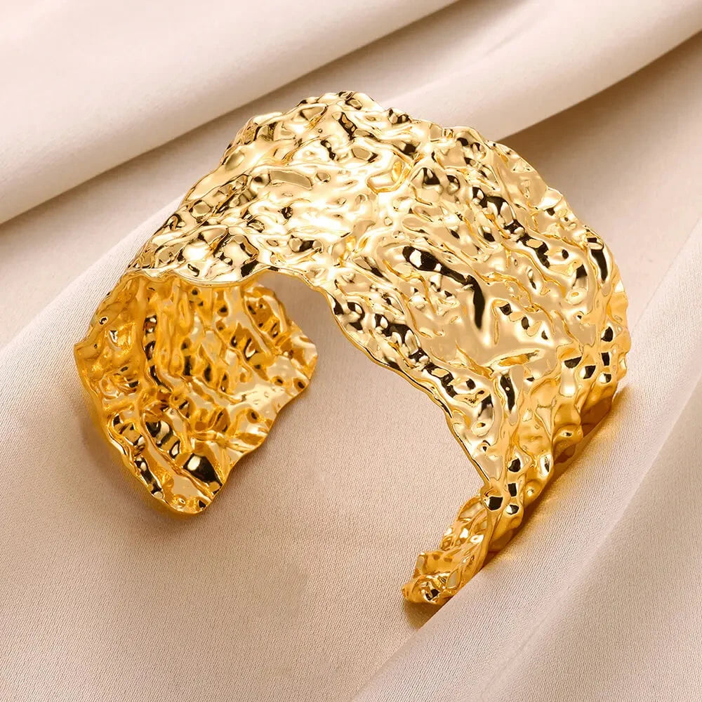 Thalassa Gold Cuff Bangle Bracelets