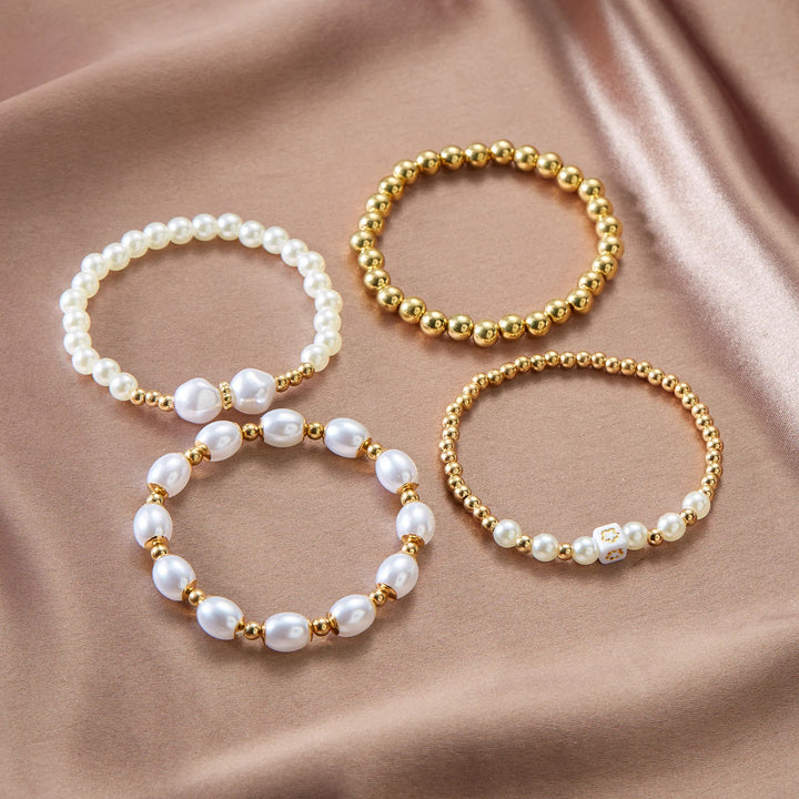 Eos Pearls 6pcs Bracelet Stack