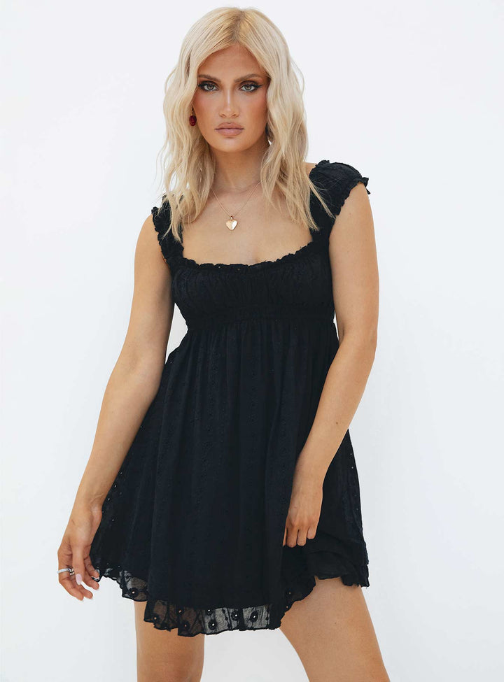 Carlita Mini Dress Black