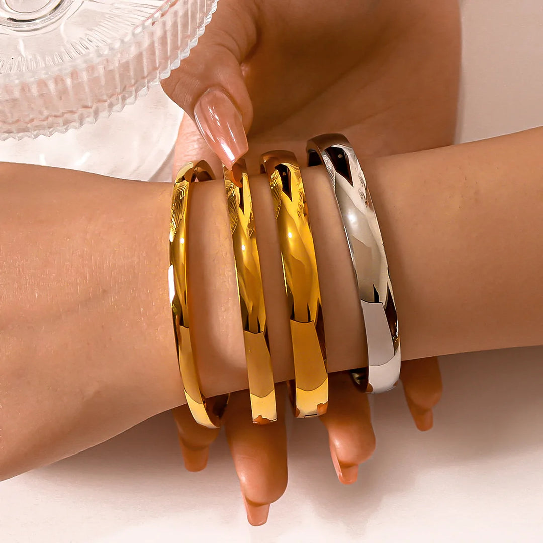 Valora Mixed Metal Bangle Bracelets