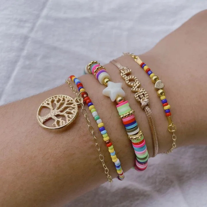 sep this/ 5pcs bracelet stacks