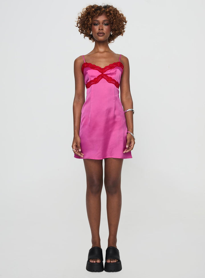 Idyllic Mini Dress Pink