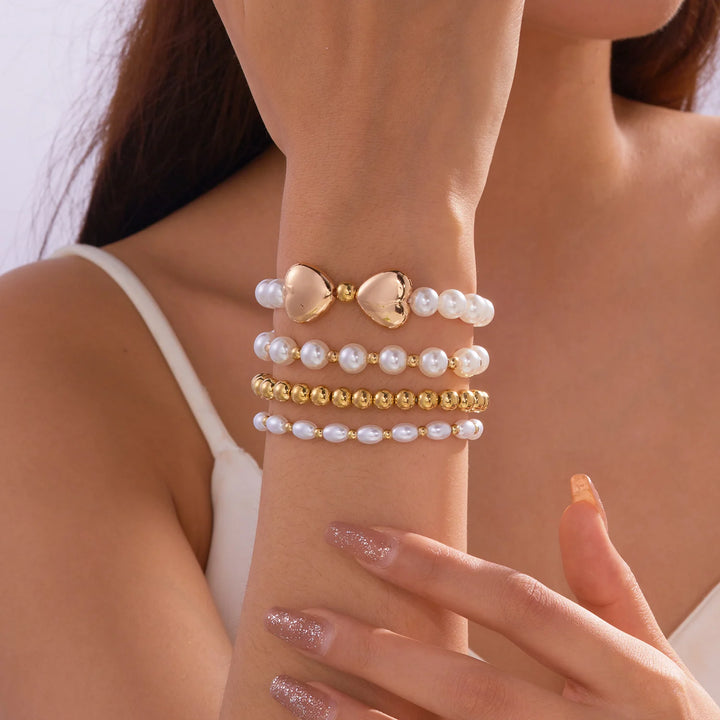 Eos Pearls 6pcs Bracelet Stack