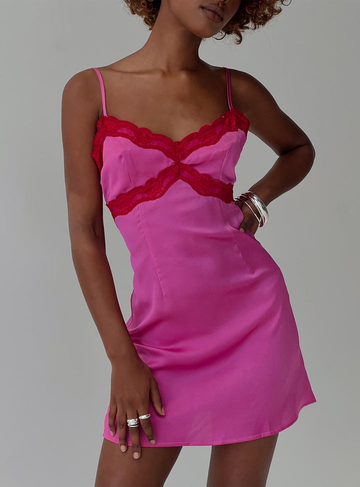 Idyllic Mini Dress Pink