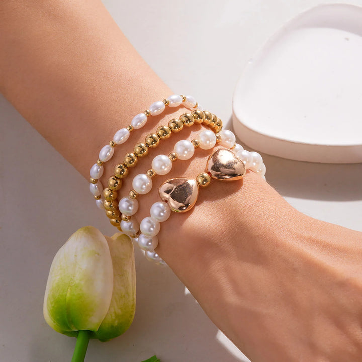 Eos Pearls 6pcs Bracelet Stack