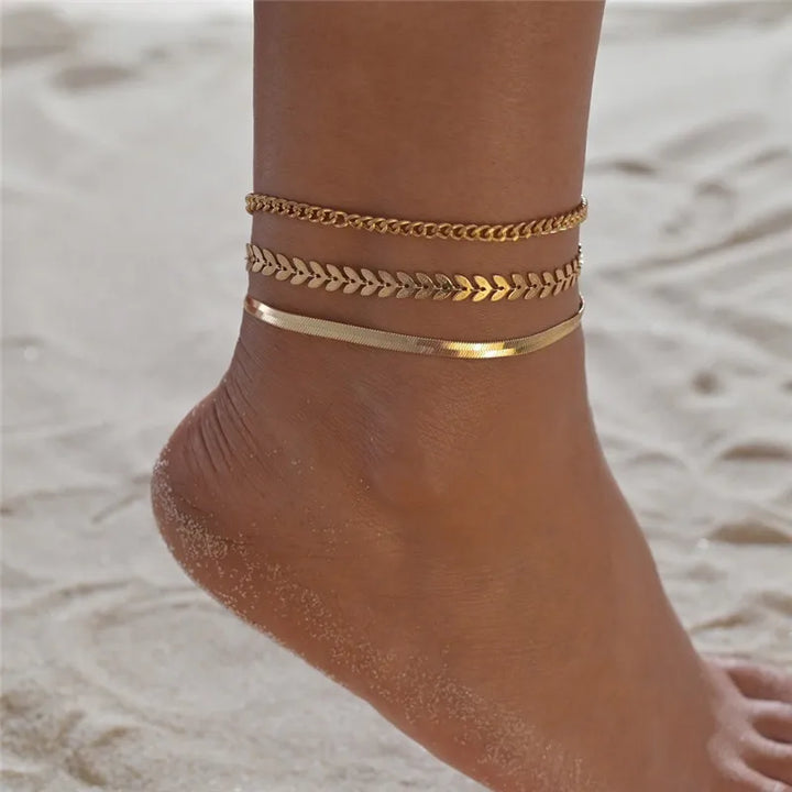 Eirene Bay Anklets