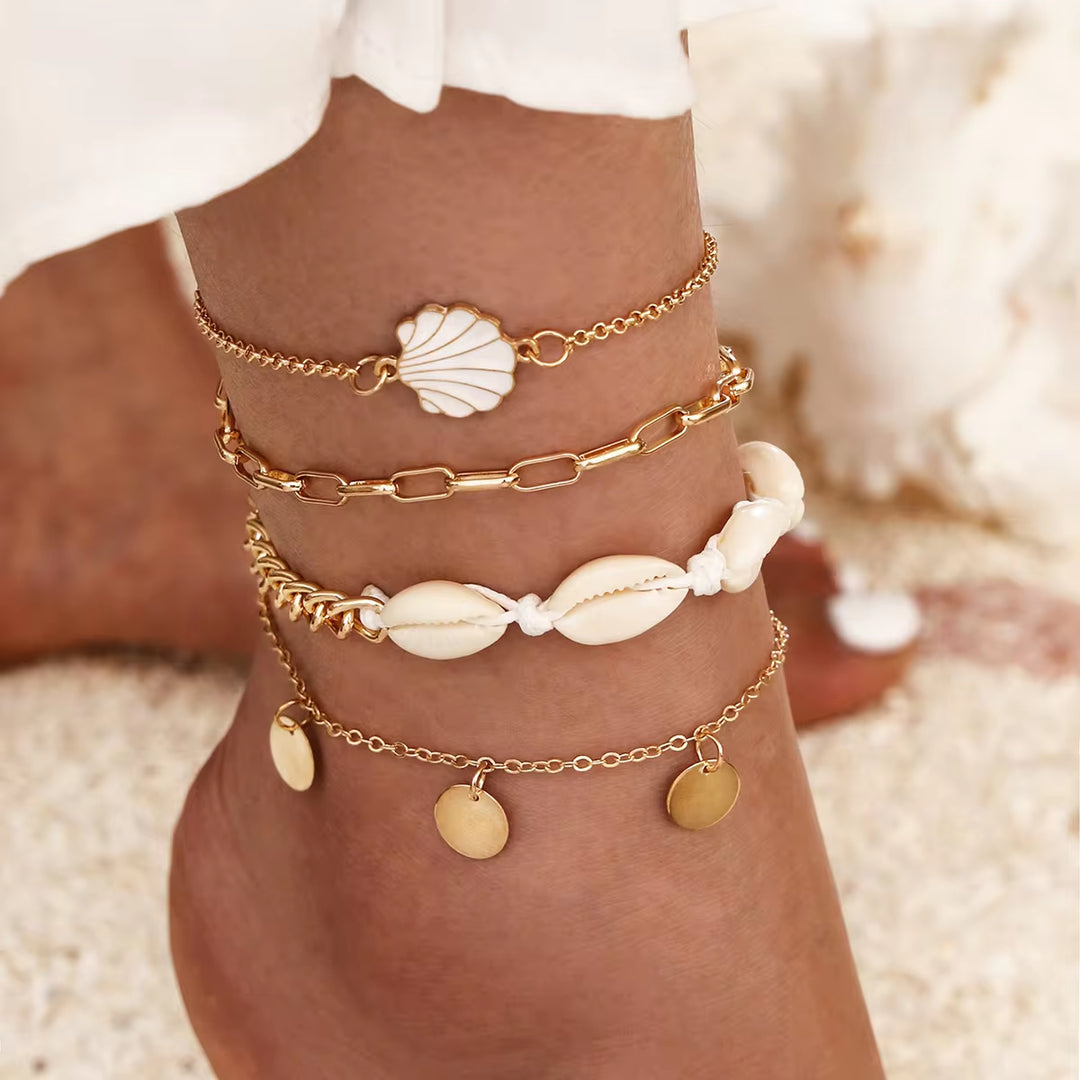 sep these anklets 4pcs stacks