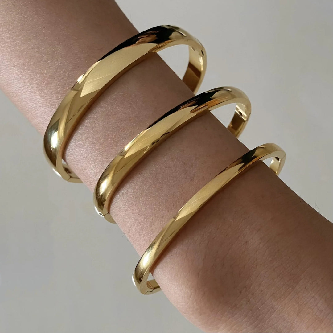 Zena 3 Pcs Mixed Metal Bracelet Stack