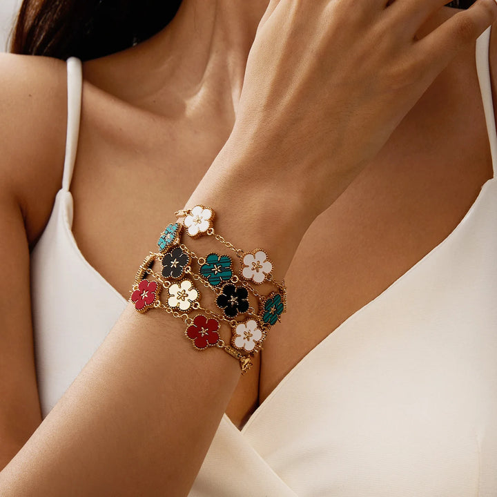 Elara Flower Garden Bracelets