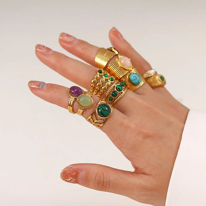 Adira Ele Gemstone Rings