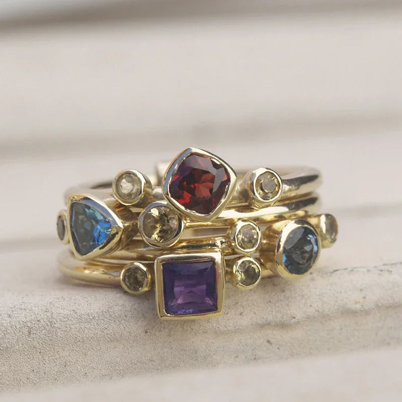 Calliope Crystal Ring