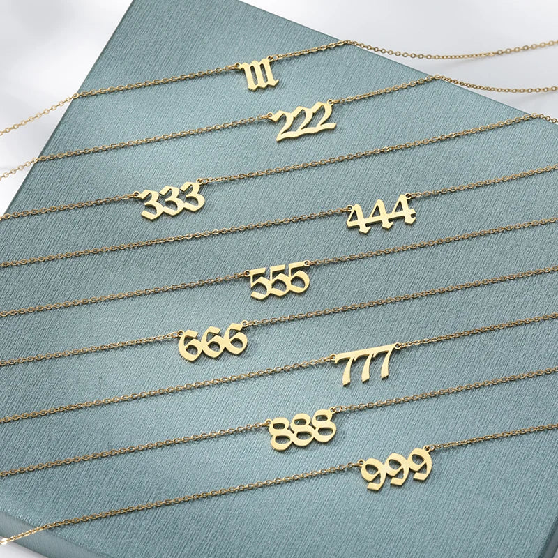 Delphine Angel Numbers Necklaces