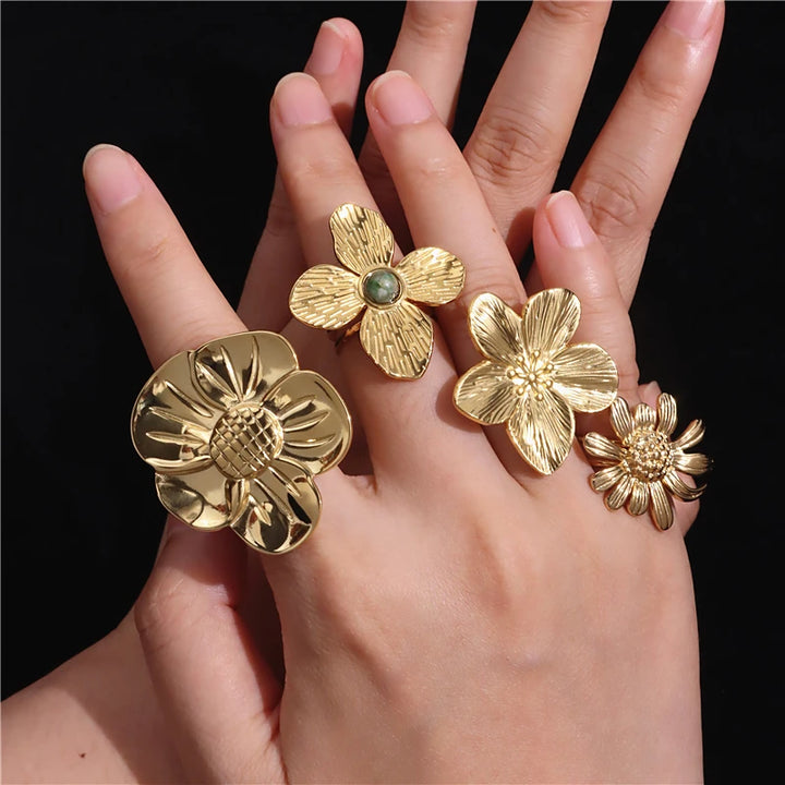 Elysia Gold Ring Stacks