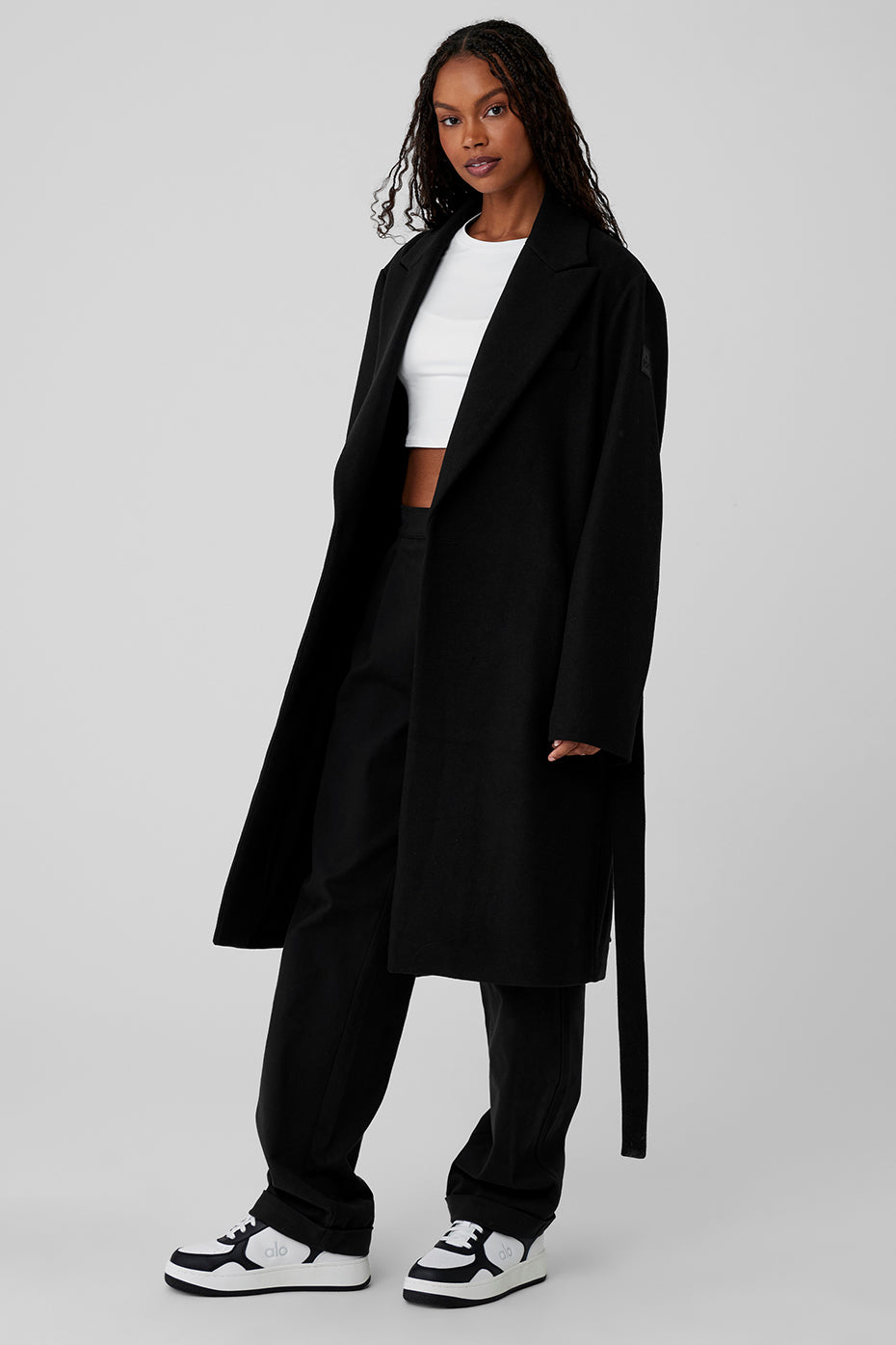 Wool Gameday Overcoat - Black