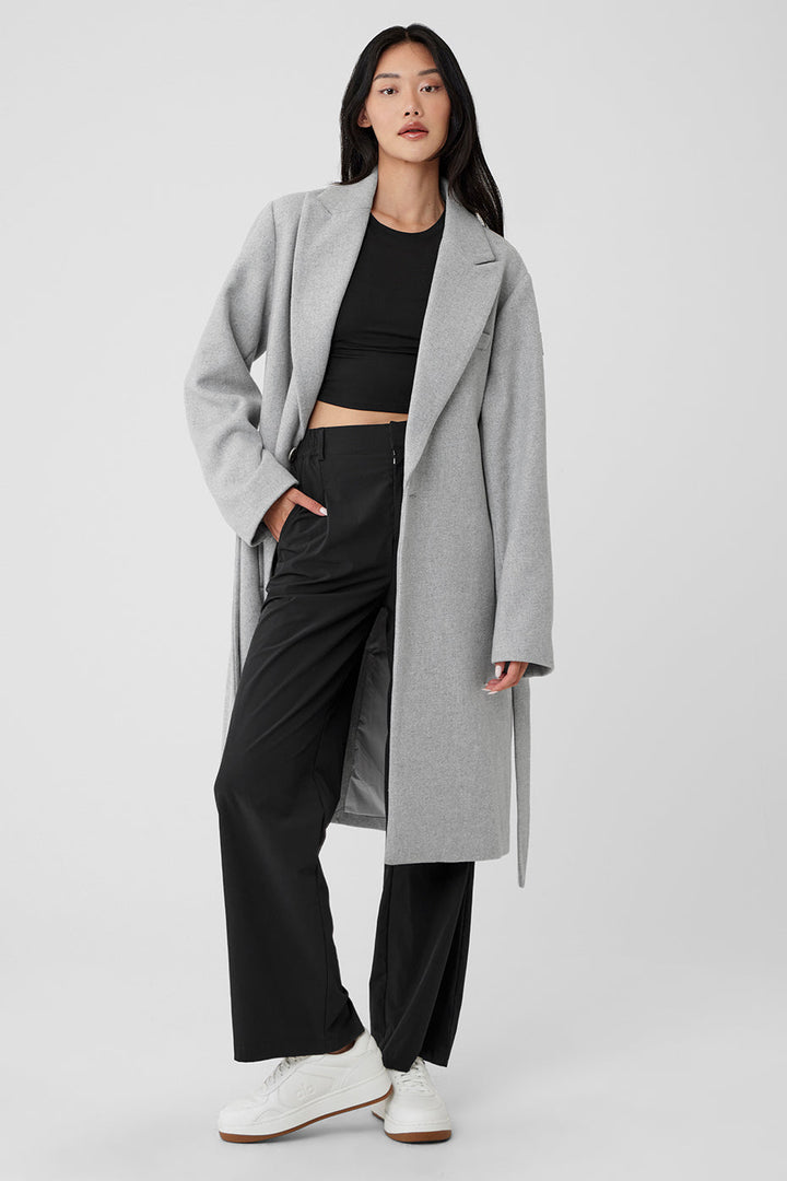 Wool Gameday Overcoat - Athletic Heather Grey