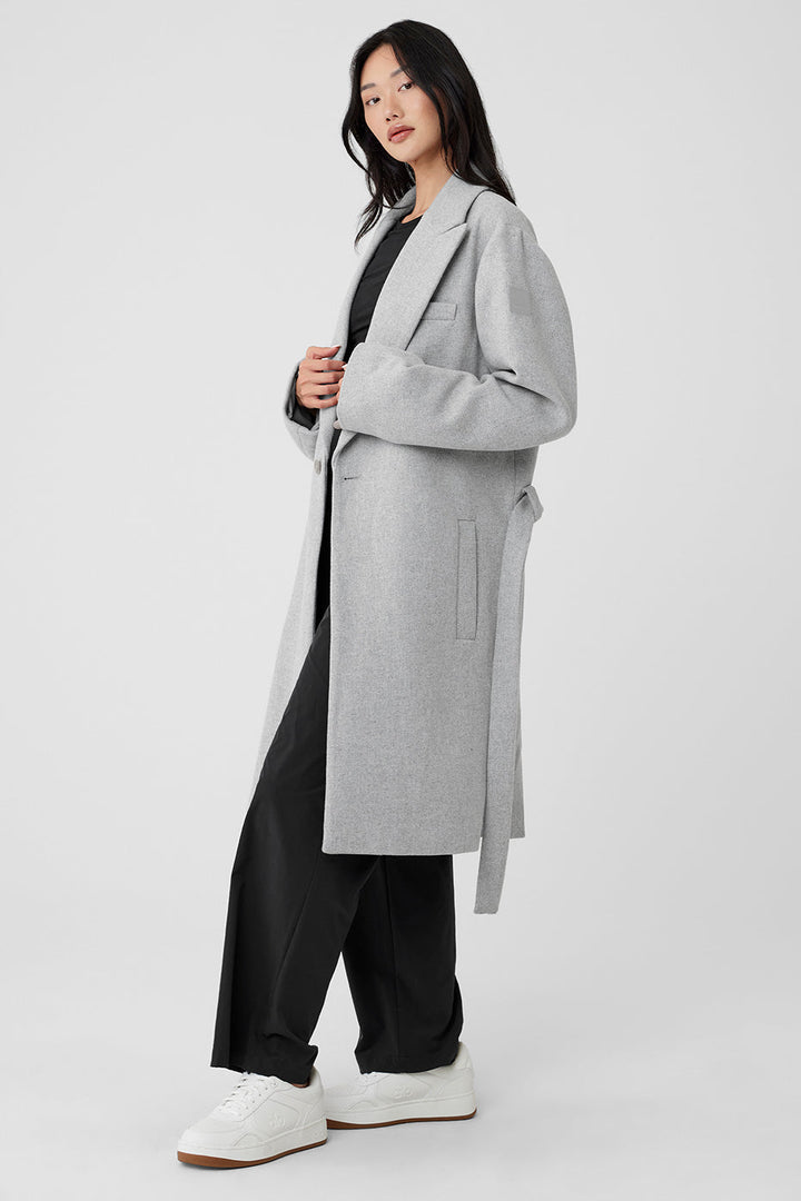 Wool Gameday Overcoat - Athletic Heather Grey