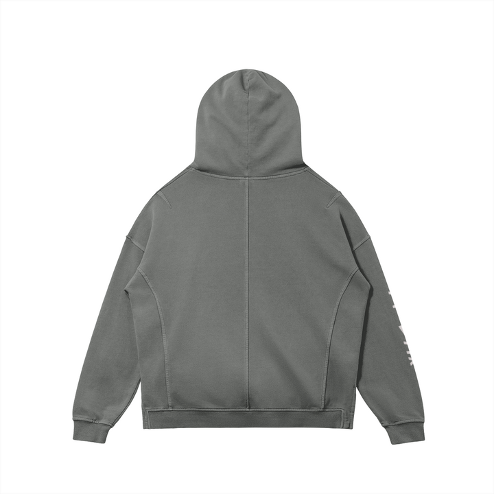 Dino Kanji Washed Turtleneck Hoodie - Unisex Fit