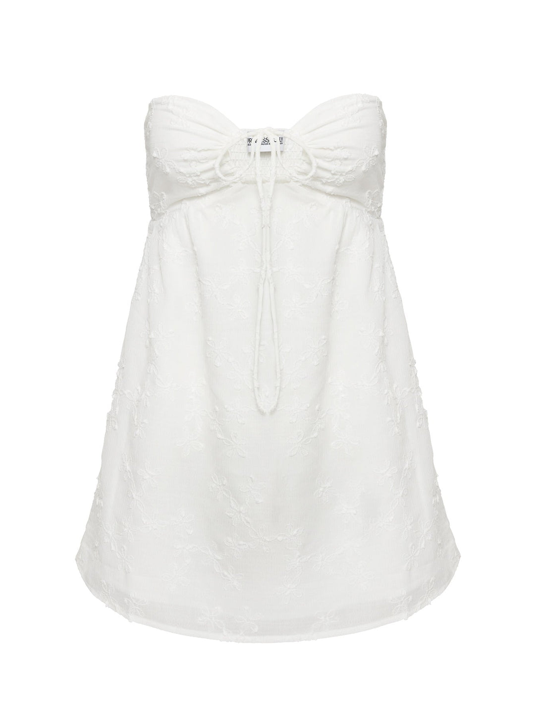 Rosenberg Strapless Mini Dress White