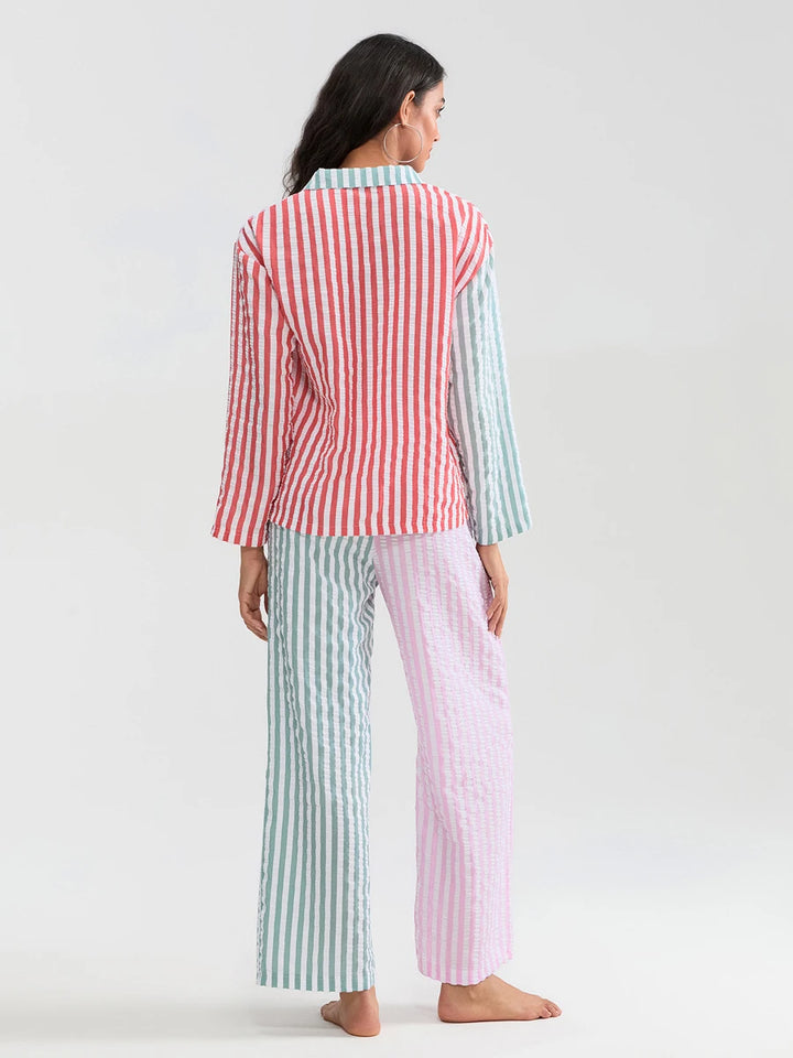 Candy Cane Lane Striped Pajamas