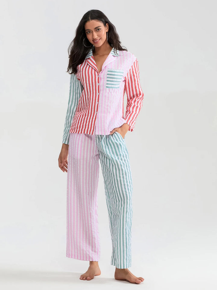 Candy Cane Lane Striped Pajamas