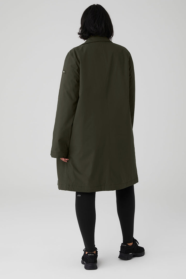 Signature Overcoat - Stealth Green