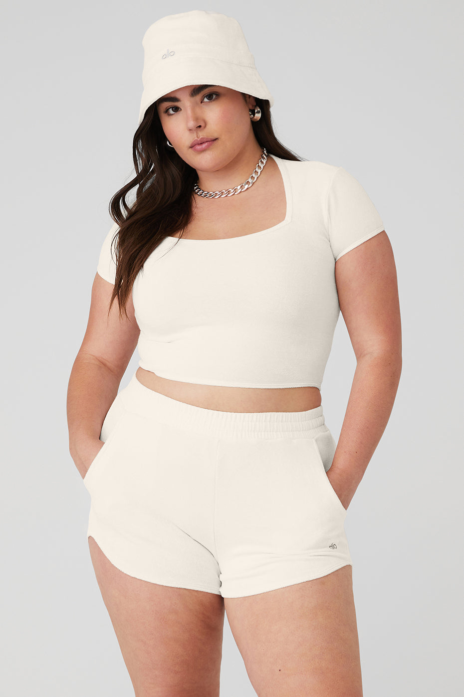 Terry Beachside Short Sleeve - Ivory