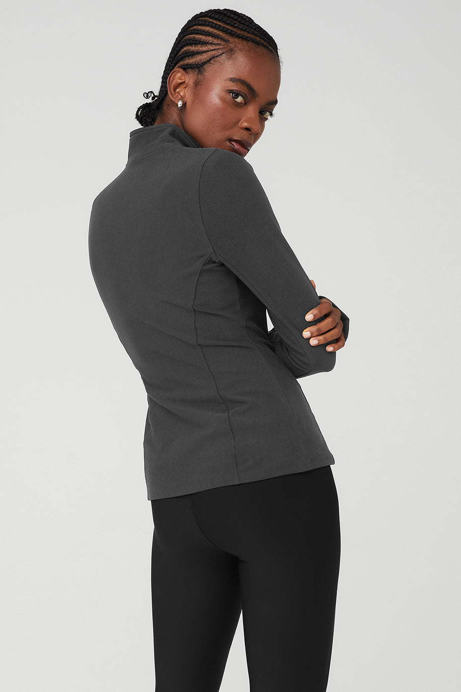 Alosoft 1/2 Zip Rapid Pullover - Anthracite