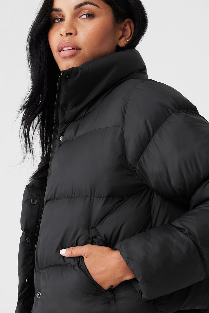 Gold Rush Puffer - Black