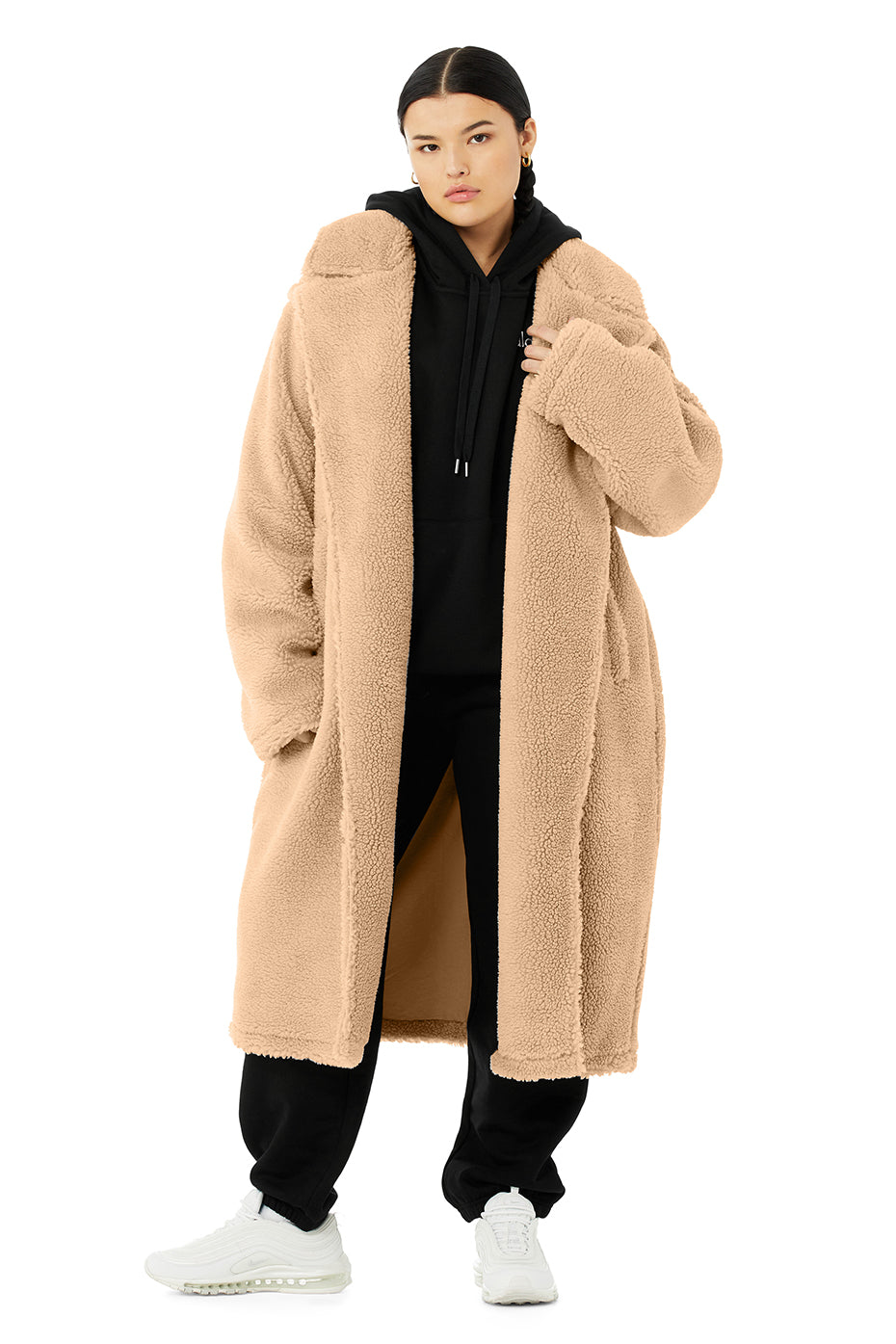 Oversized Sherpa Trench - Camel