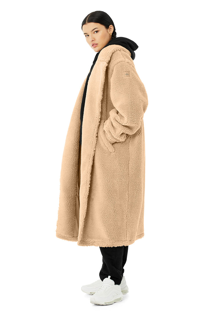 Oversized Sherpa Trench - Camel