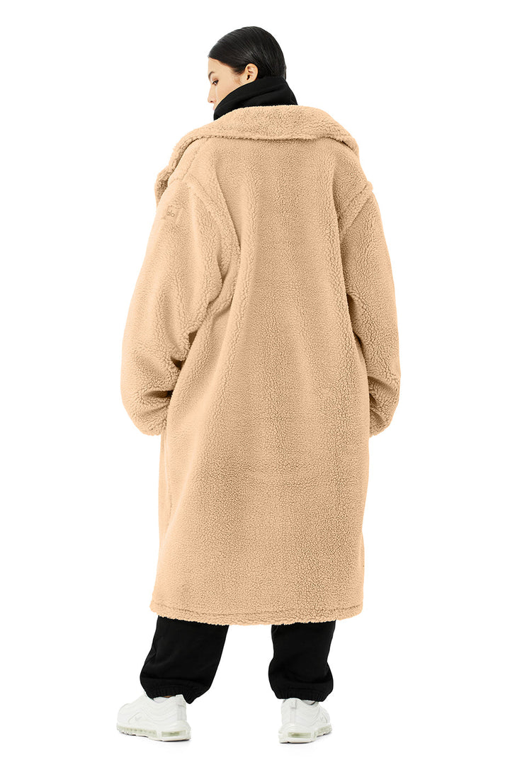 Oversized Sherpa Trench - Camel