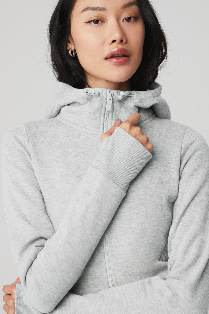 Foundation Zip Hoodie - Athletic Heather Grey