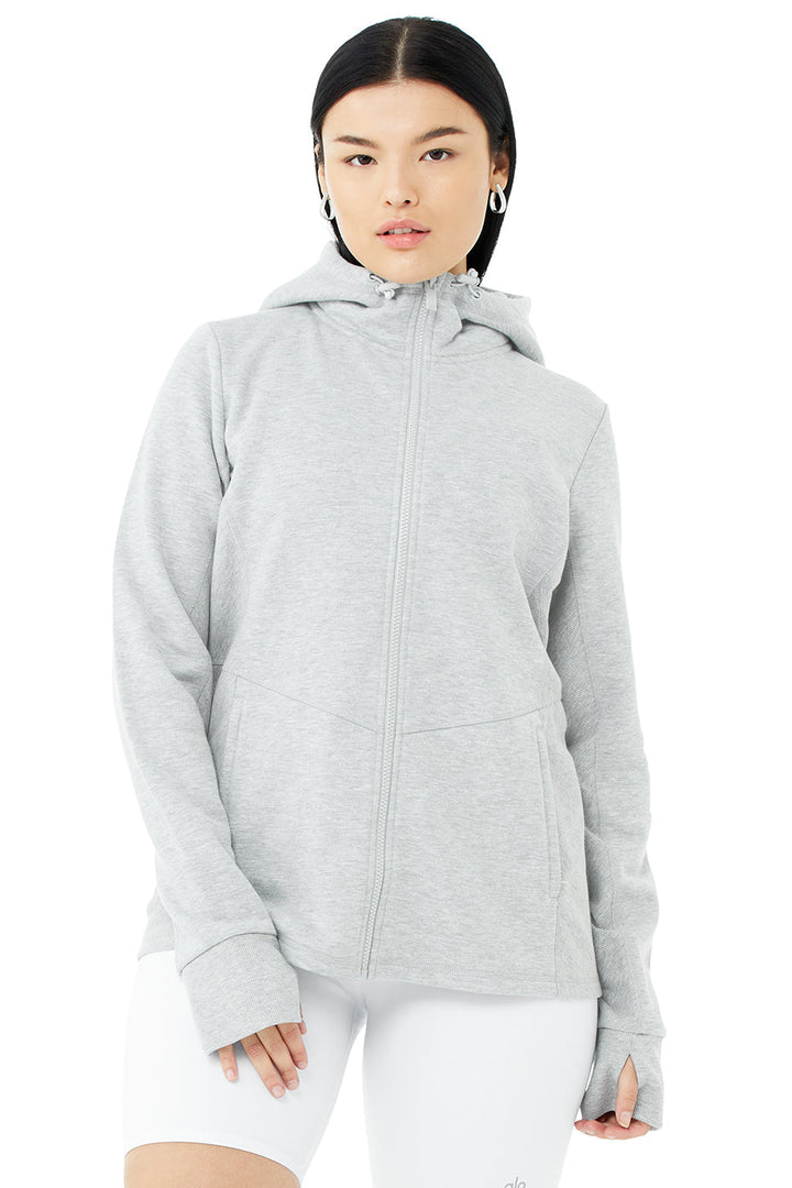 Foundation Zip Hoodie - Athletic Heather Grey