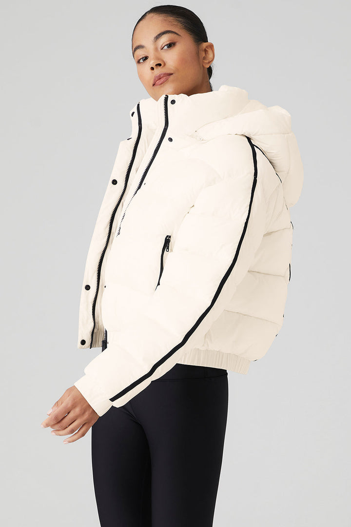 Aspen Love Puffer Jacket - Ivory