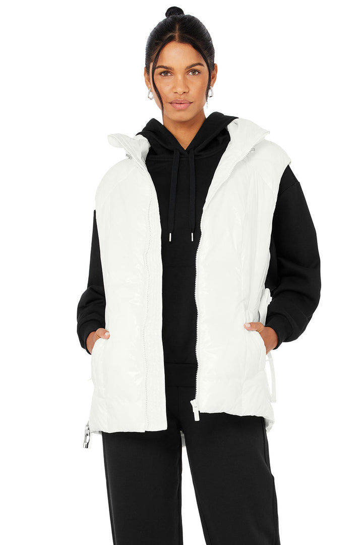 Stunner Puffer Vest - Ivory