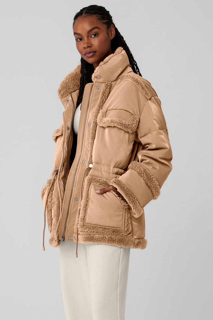 Ice Breaker Puffer Jacket - Toasted Almond